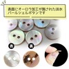 Freshwater Pearl Aurora B-890 Double Hole Buttons, Shell Buttons, Shell