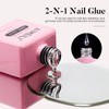 AIMEILI Nail Glue for Acrylic Tips Extra Strong Nail Bond