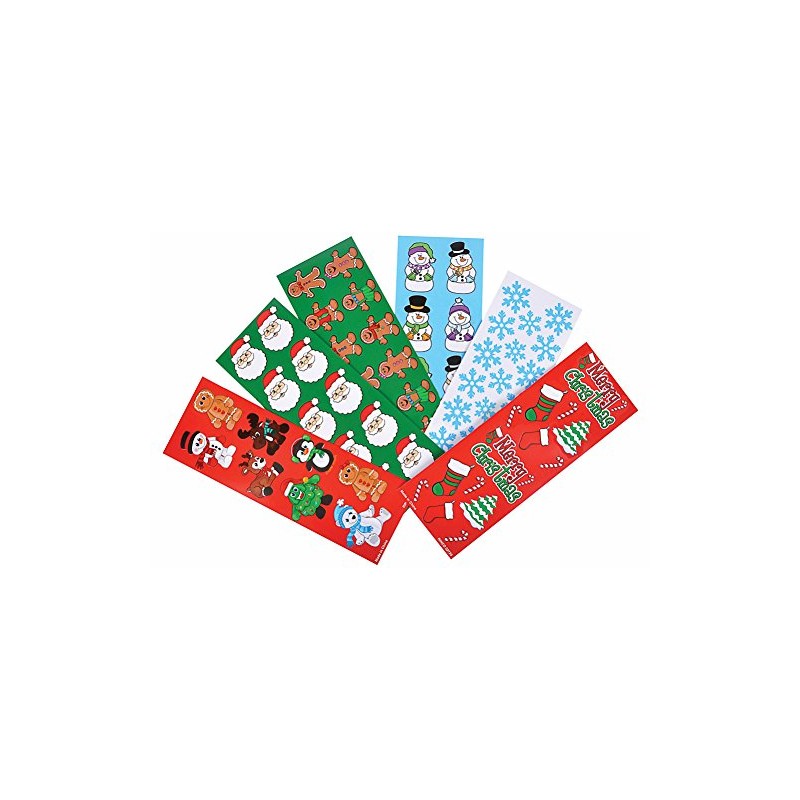 Rhode Island Novelty Holiday Sticker Assortment 100Pc