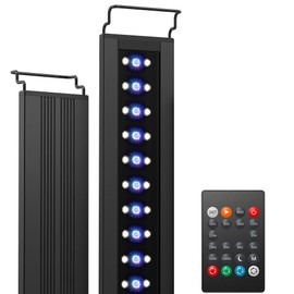 NICREW C10 24/7 LED Aquarium Light for Plants, 36-48 Inches, Full Spectrum Fish Tank Light with Timer, Brightness Adjustable