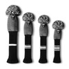 Black Dots Knit Woods Golf Head Covers, Set of 4,