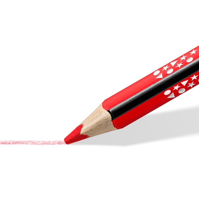 STAEDTLER Noris Colour Jumbo 188 Colouring Pencils, Made from Upcycled