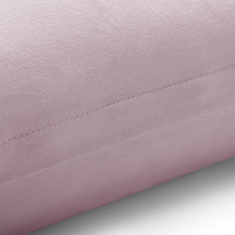 DecoKing 2 Pillowcases 20 x 120 cm Jersey Cotton Zip
