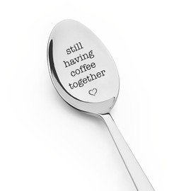 Coffee Spoon for Friends Stainless Steel Tea Spoons Funny Graduation Friendship Birthday Christmas Gifts for BFF Boyfriend Girlfriend Husband Wife Sister