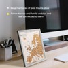 Splosh Travel Map - Grey Desk Pin Board Europe Map,