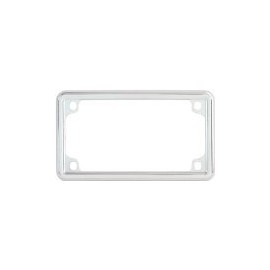 Bell Automotive 22-1-46327-8 Chrome Motorcycle License Plate Frame, Corrosion Resistant, Easy to Install