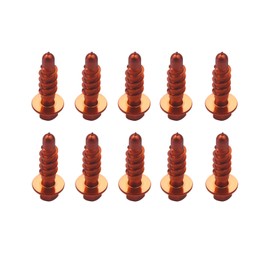 10pcs Self Tapping Screws Aluminum Orange For SX SXF XC XCF EXC EXCF XCW 125 150 200 250 300 350 400 450 505 525 530 2004-2022