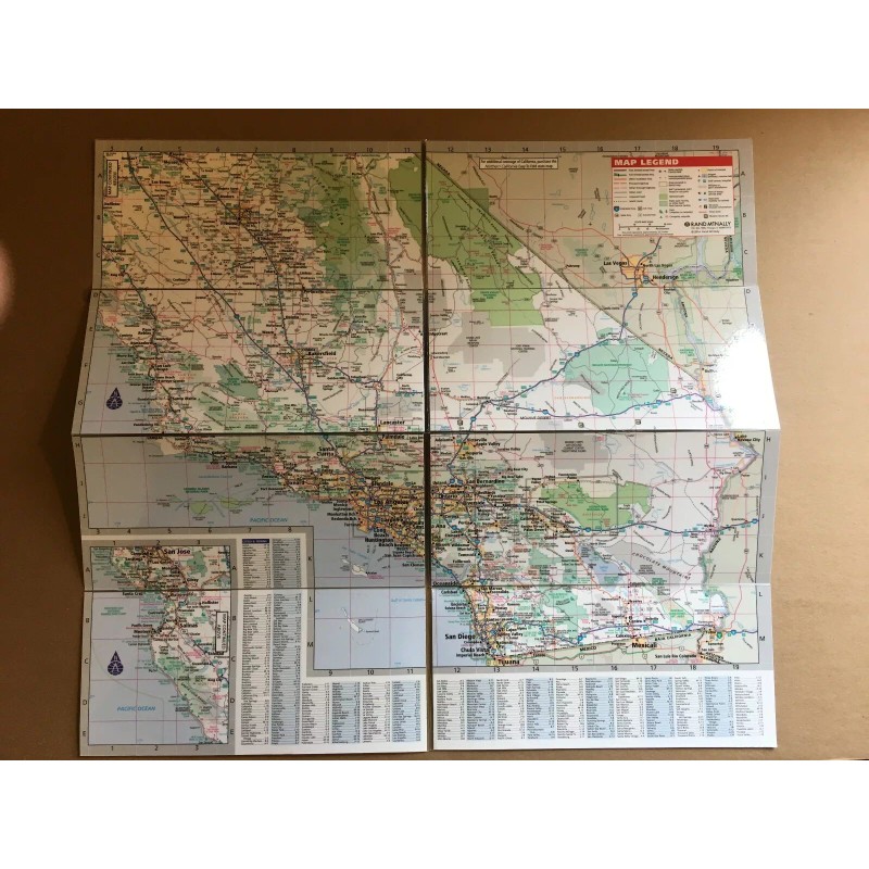 Southern California, Easy-to-Fold, Laminated State Map, Rand McNally