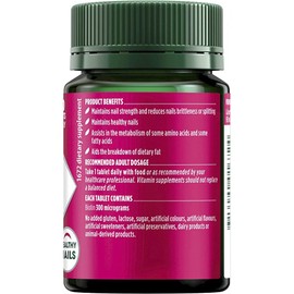 Nature's Own Biotin 300mcg 100 Tablets