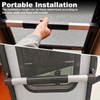 Blueshyhall RV Screen Door Handle Grab Bar Adjustable from 21"