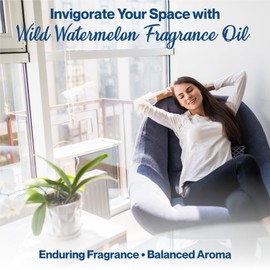 uh*Roh*Muh Wild Watermelon Fragrance Oil - Fruity and Sweet Aroma Ideal for Room and Body Spray, DIY Candles, Hair & Personal Care - Vegan and Cruelty Free Fragrance Oil Made in USA 8oz