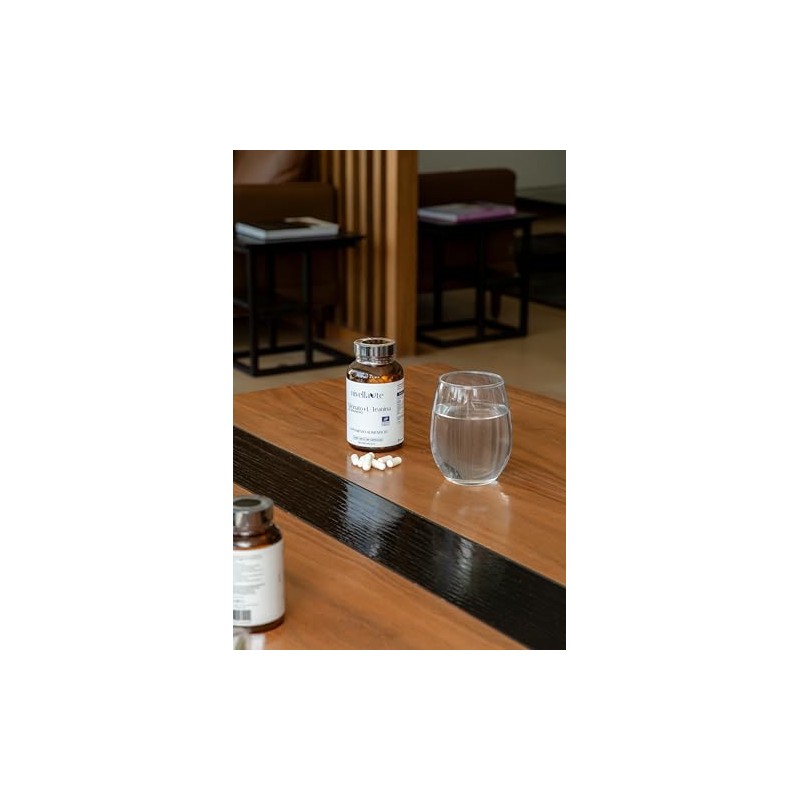 Glicinato + L-Teanina Suplemento Alimenticio Natural 90 Cápsulas 1000 mg