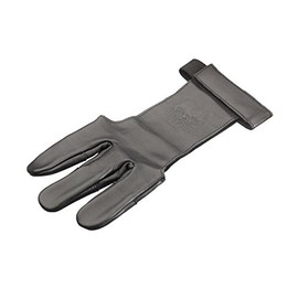 elToro Traditional Shooting Glove Black LARP Archery Leather (L)