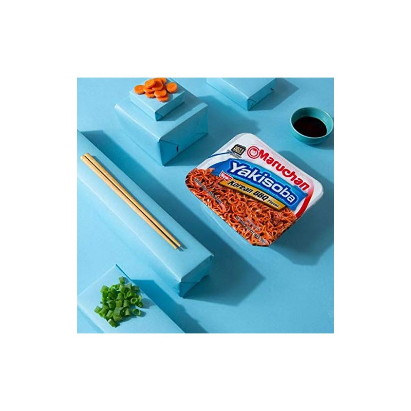 Maruchan Yakisoba Korean BBQ flavor, 4.12 Oz, Pack of 8