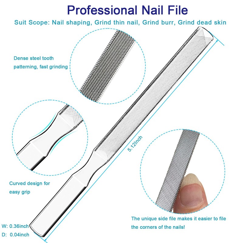 Hochwertiges Fußnagelknipser-Set für eingewachsene oder dicke Zehennägel, professionelle Fußnägel, Trimmer