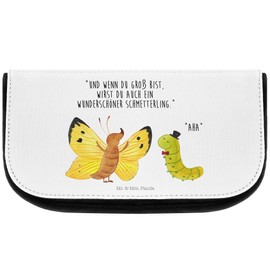 Ways Cosmetic Bag Caterpillar and Butterfly Enamelled Ring MT