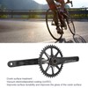Road Bike Crankset Hollow Integrated Bike Crank Arm Set Off