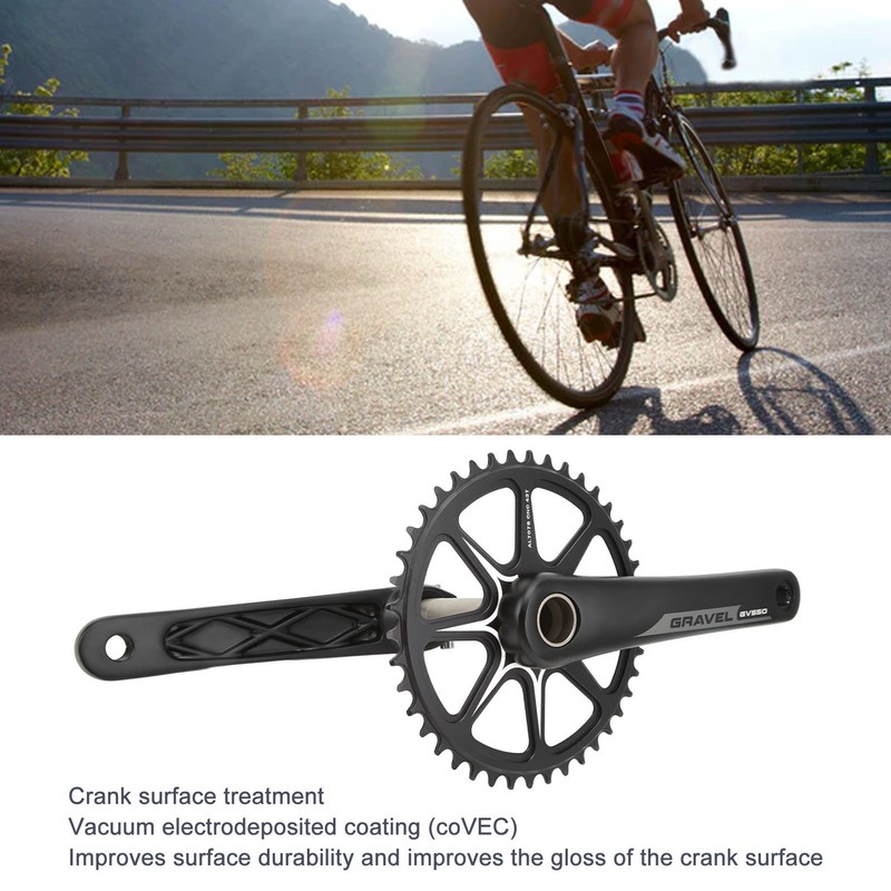 Road Bike Crankset Hollow Integrated Bike Crank Arm Set Off
