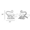 Boma Jewelry Sterling Silver Monkey Stud Earrings