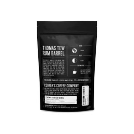 Rum Barrel Aged Coffee - Single Origin Rwanda Coffee Beans Aged in Thomas Tew RUM Barrels - 2lb Bags, Ground Coffee