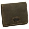 Sporty Leather Men's Wallet Viennese Box Brown / Rust, brown,