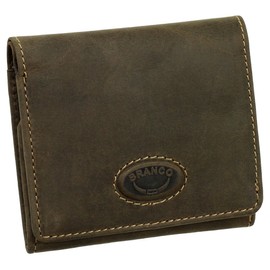 Sporty Leather Men's Wallet Viennese Box Brown / Rust, brown, Modern