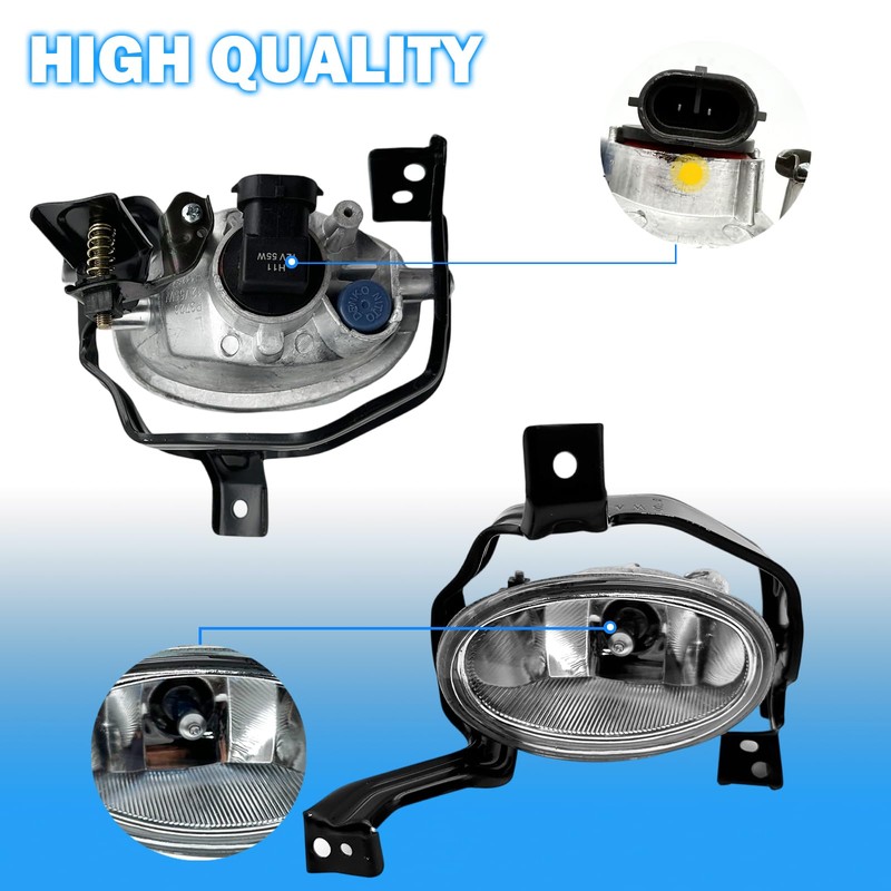 Fog Lights Compatible With Honda Crv Cr-v 2010 2011 Fog