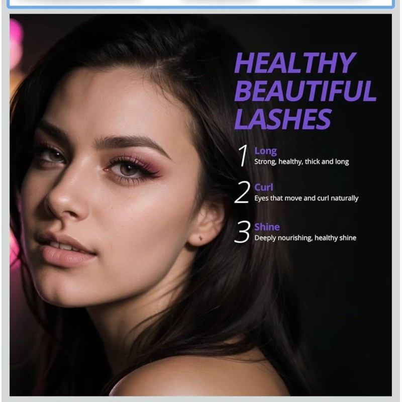 SIIEEC 8ml Rapid Eyelash Growth Serum for Thicker, Stronger, Healthier