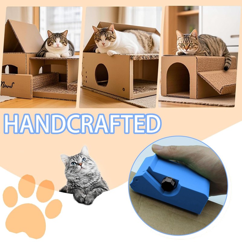 Cardboard Cutter for Cat Scratcher, DIY Tool for Custom Cat
