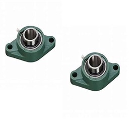 Summit Collars / UCFL202-10 / Pillow Block Flange Mounted Bearing 5/8" Inch Bore [2 Pieces]