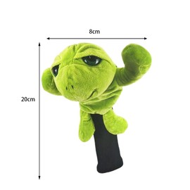 Almencla Exquisite Golf Driver Headcover Novelty Club Head Covers Carrying Guard Golfer Gift Giveaway Equipment, Turtle