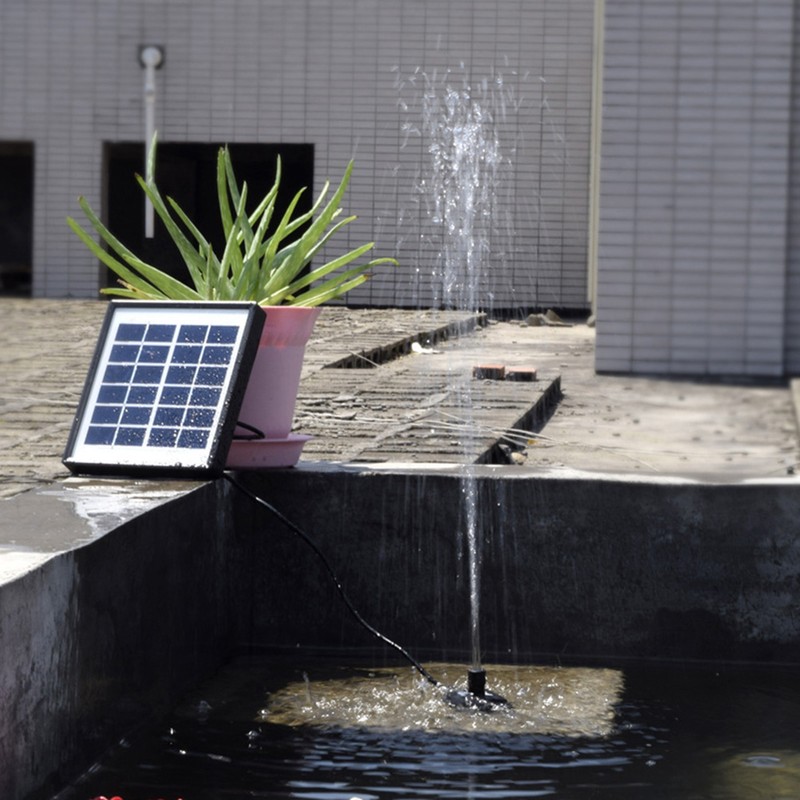 1.5W miniature Brush Less Aquarium Fountain Pond Solar Submersible Water