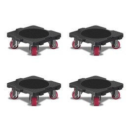 ONEON Add-on 4Pack Connectable Dolly Furniture Movers with 360° Rotating Wheels