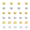 28Pcs Earring Backs for Studs, 14 Pairs Screw on Ear