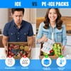 Reusable Ice Packs for Lunch Box, 4.7x2.2 Inch, 48 Sheets