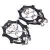 Ice Traction Cleats Shoe Crampons Snow Grips with 19 Spikes