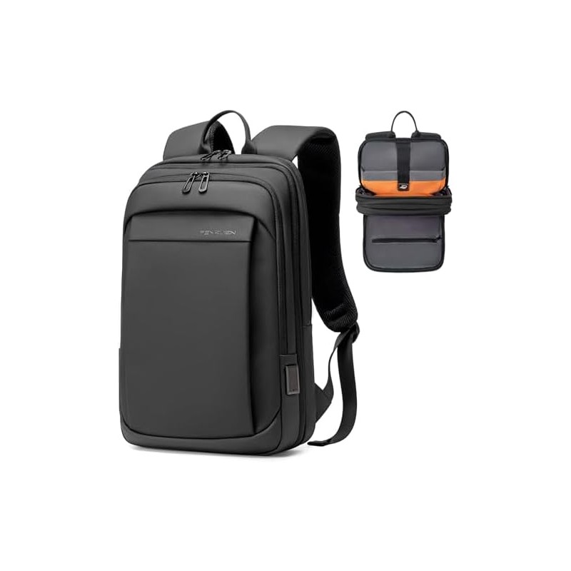 FENRUIEN Office Backpack for Men, Black