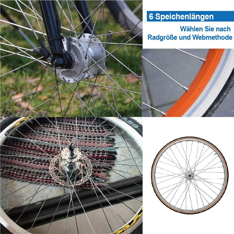 260mm Bicycle Spoke 38pcs Mountain Bike Spoke with Spoke Nipple