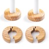 Wooden Radiator Pipe Collars | Radiator Cover Oak for 15mm