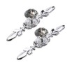 BOZONLI Pack of 2 Crystal Furniture Knobs, Cupboard Knobs, Drawer
