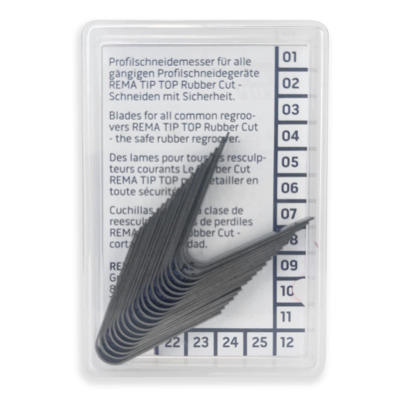 Rema Tip Top 20 R-3 Tire Regroover Round Edge Blades,