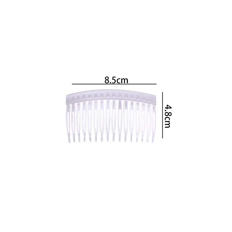 12Pcs 16 Teeth Hair Clip Combs Plastic Hair Side Combs