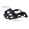 ZEUS Alpha TPR Muzzle for XX-Large Dogs, Comfort Fit Design