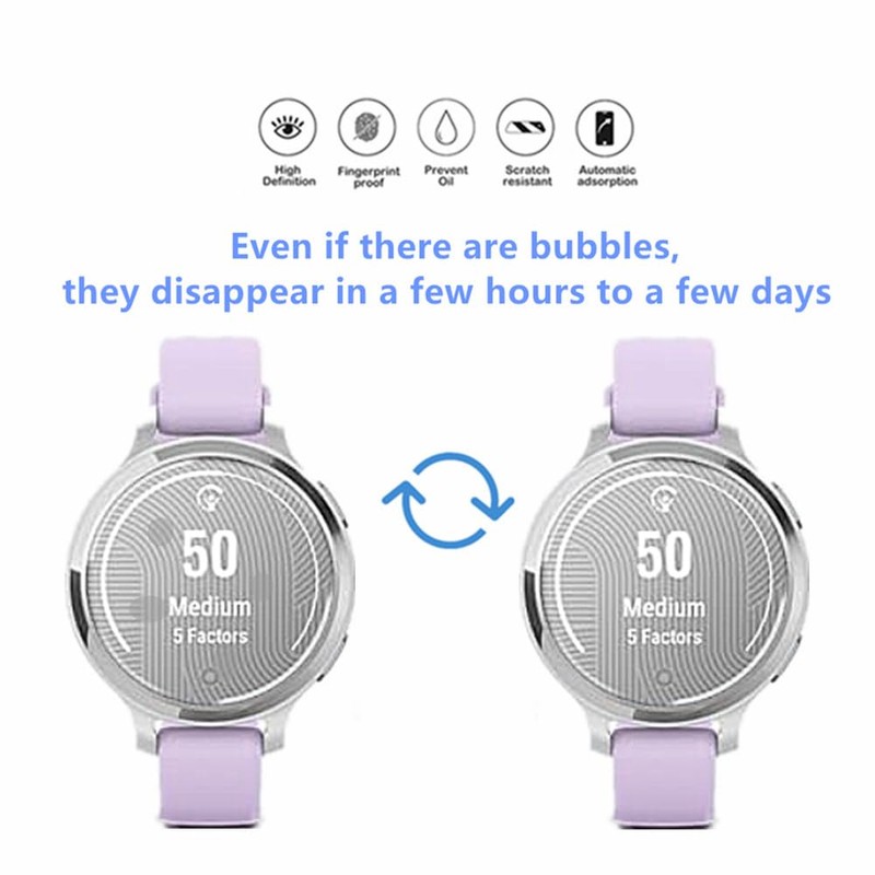 MIHENCE Screen Protector Compatible for Garmin Lily 2 Active Smartwatch,