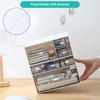 OSteed Desk Craft Organizer and Storage with 7 Flat Drawers,