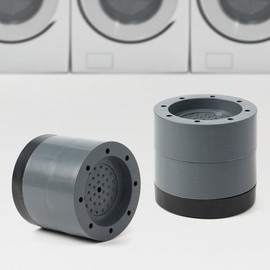 Noise-Reducing Height Adjustable Washing Machine Stand 4-piece Set (2-Tier) 2ea