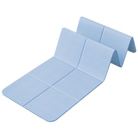 Kanonmaori Foldable Yoga Mat for Travel 72"x 31.5"x 0.31"Inch, 8mm Thick Folding Exercise Mat, Non-slip pilates Mat, Travel Yoga Mat Packable for Workout and Fitness（blue）