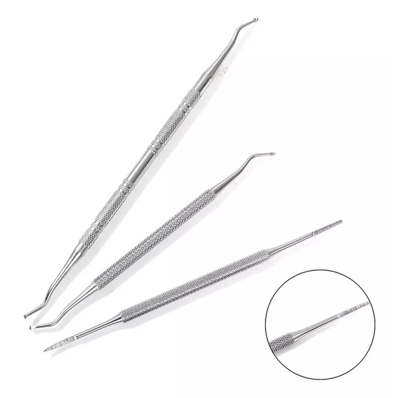 Mexhomeopathy 3 Limas Para Uñas Enterradas Pedicura Manicura Corrector