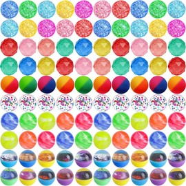144 Pcs Bouncy Balls Bulk 32mm Bounce Balls 6 Styles High Bouncing Balls Toys for Kids Party Favors Birthdays Gift Classroom ssorted Colorful High Bouncing Ball for Boys Gilrs Birthday Carnival Prizes