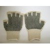 Cordova 3856L Standard Weight Gloves, Fingerless, Natural, Poly/Cotton Machine Knit,